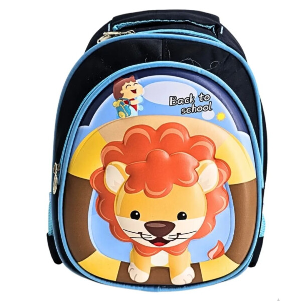 Mochila Infantil Pre-escolar Estampado Animales Leon