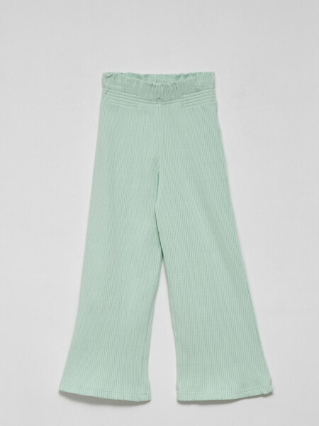 Pantalón en rib oxford Verde Agua