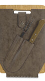 SET PARRILLERO CORRIEDALE TABACO