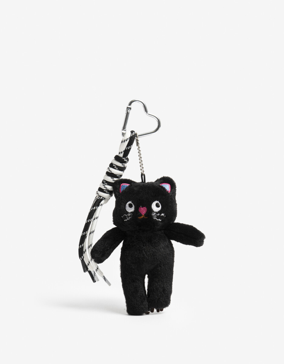 Bag Charm Gato De Peluche 