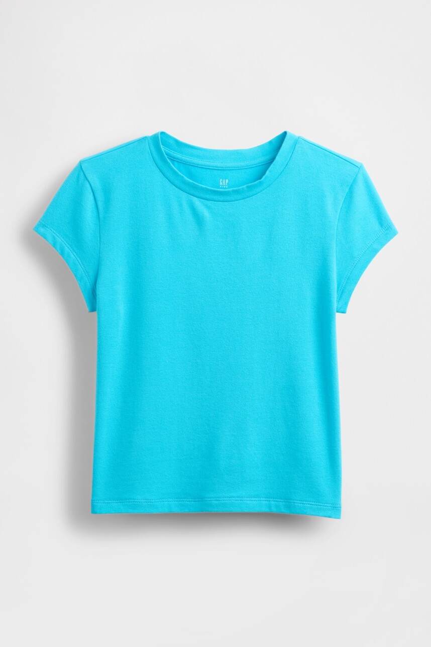 Remera Baby Niña True Cyan Blue 663
