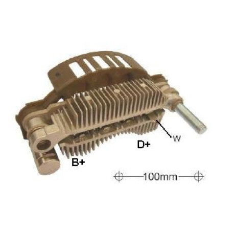 PLACA RECTIFICADORA - BUS AGRALE-RENAULT DXI MITSUBISHI 24V 5P - PLACA RECTIFICADORA - BUS AGRALE-RENAULT DXI MITSUBISHI 24V 5P -