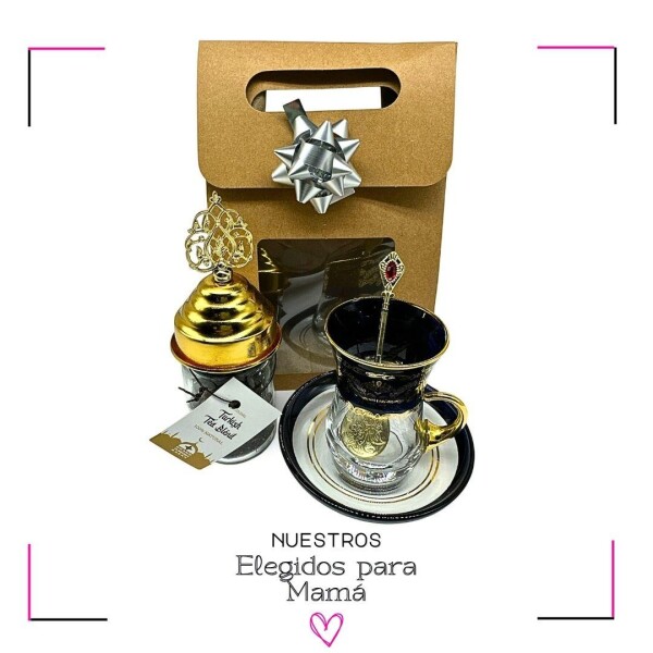 JUEGO VIP + BLEND DE TÉ + CUCHARITA Negro