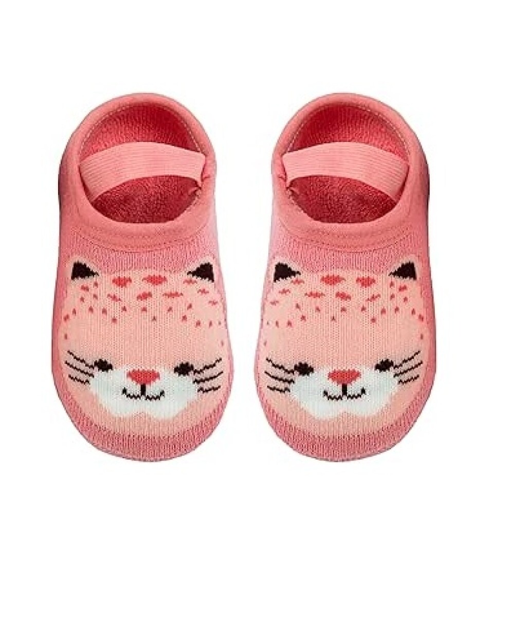 Set medias Anti deslizante Buba Gatito Rosa 