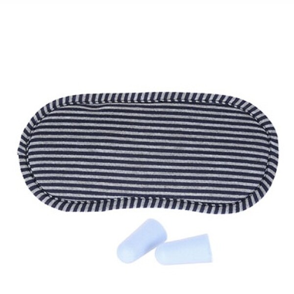 Set antifaz y tapones gris