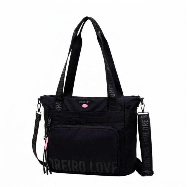 Bolso Las Oreiro Love Negro