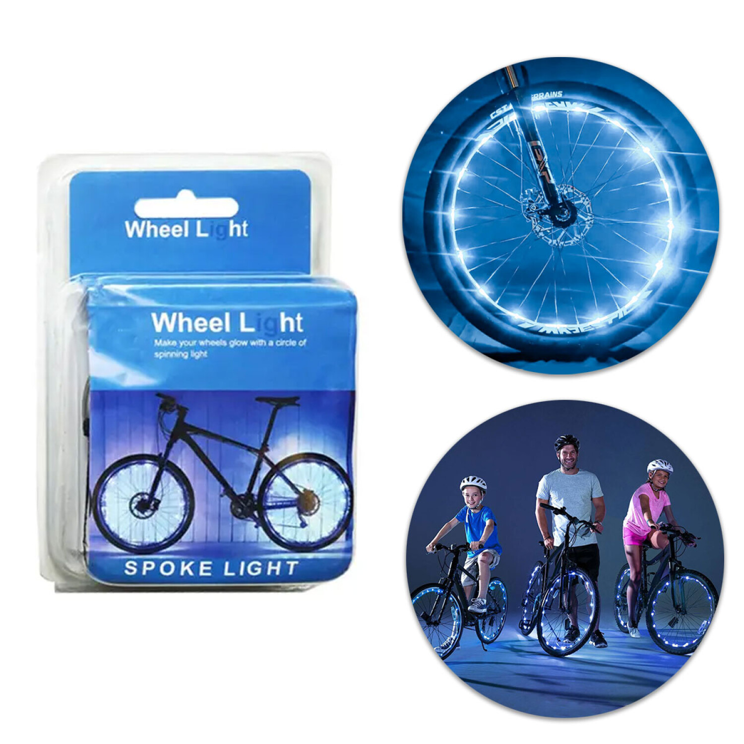 Las luces más vendidas para las ruedas de la bicicleta