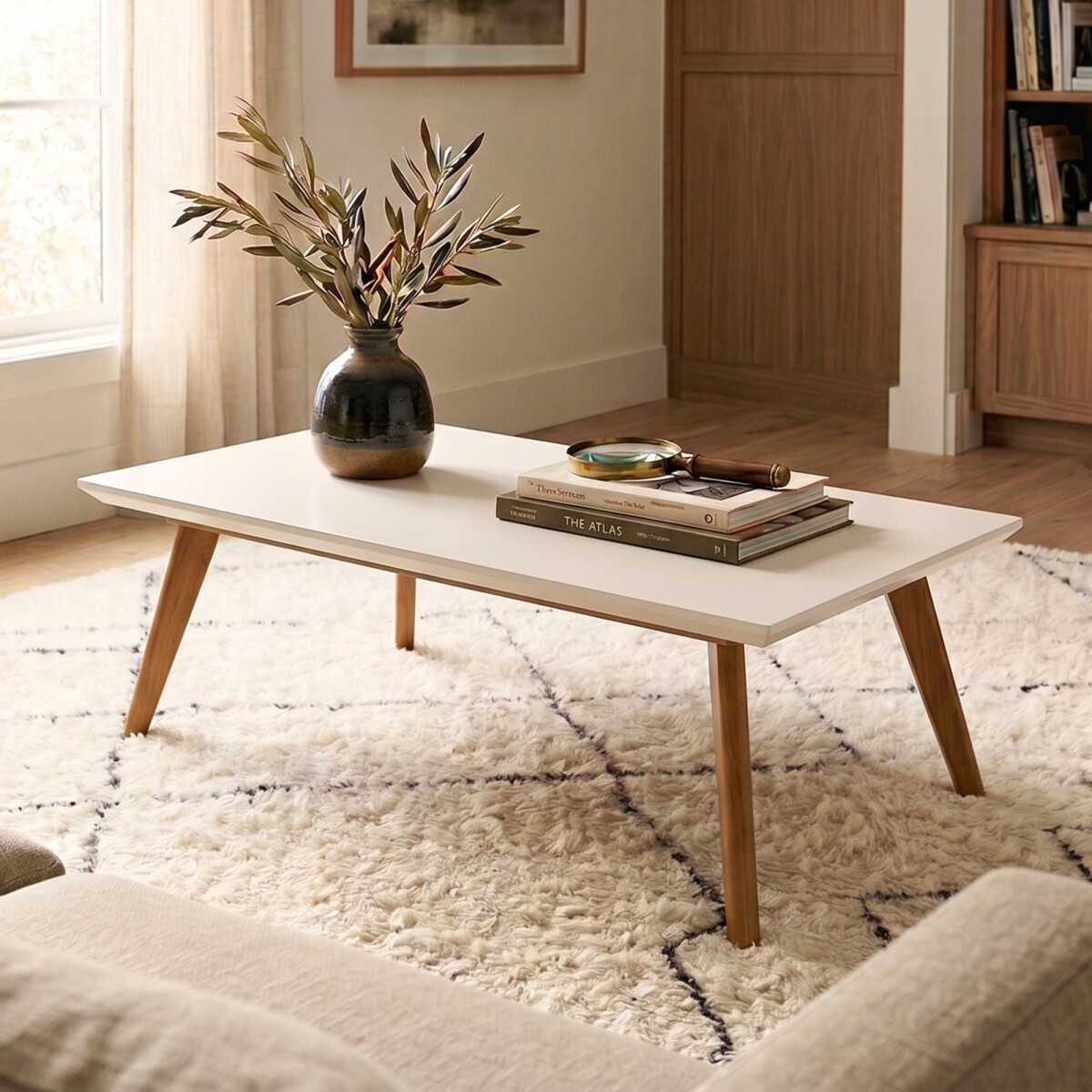 Mesa de Centro Classic - Línea Manhattan - Blanco 