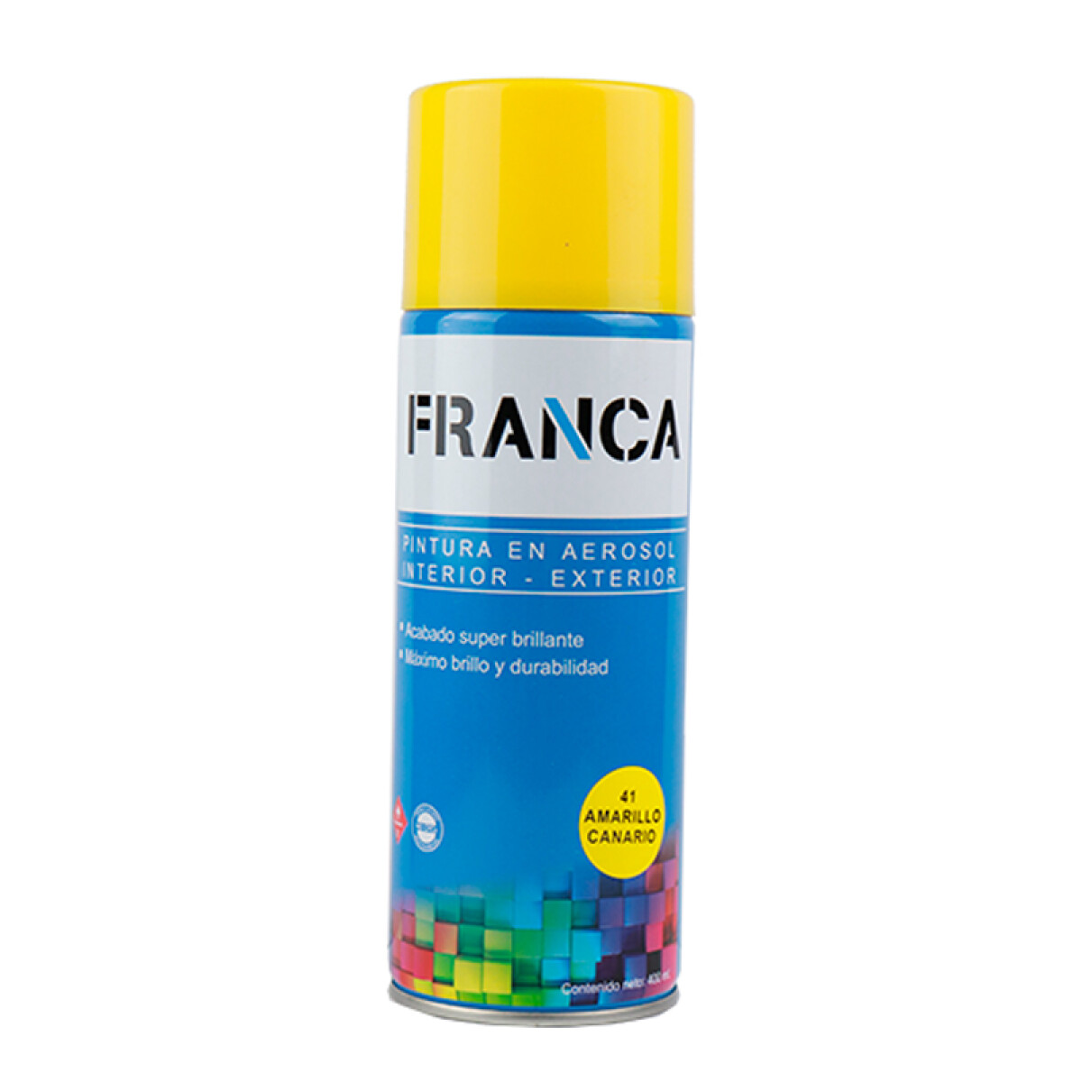 ESMALTE AEROSOL 400ML AMARILLO CANARIO REF.41 FRANCA ++ - N/a 