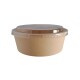 BOWL PULPA DE BAMBOO REDONDO 185x65mm 1.300 ml (BOW6005) - 50 UDS Bowl Pulpa De Bamboo Redondo 185x65mm 1.300 Ml (bow6005) - 50 Uds