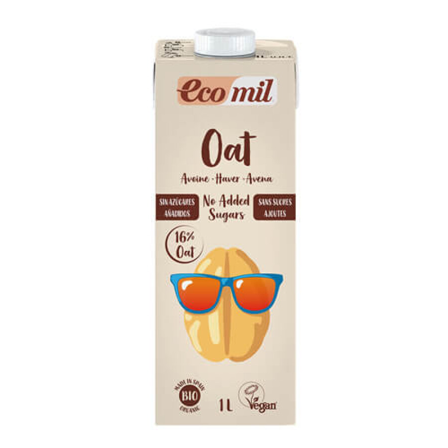 Leche de avena organica s/azucar 1ltr Ecomil Leche de avena organica s/azucar 1ltr Ecomil