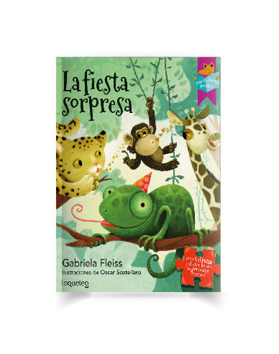 Libro con Puzzle la Fiesta Sorpresa Gabriela Fleiss 