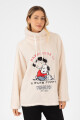 Coral fleece hoodie snoopy Marfil
