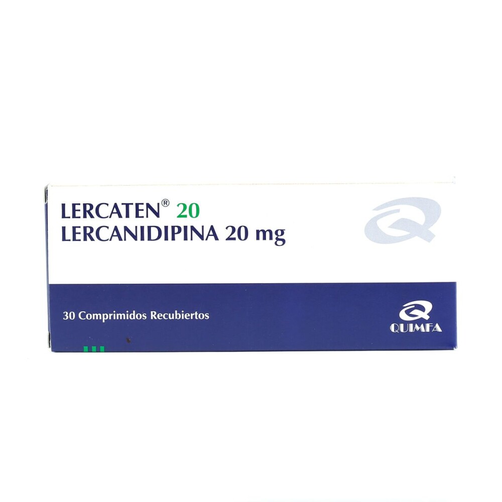 LERCATEN 20 MG. CJ X 30 COMP. única