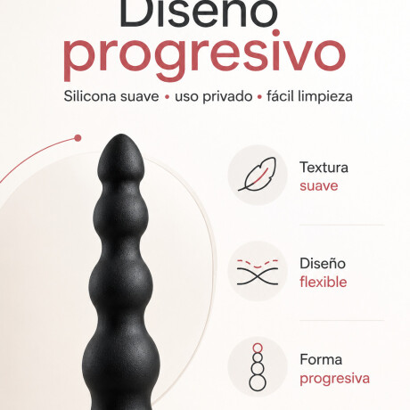 Dilatador Anal Inexpulsable XL Macizo Rojo