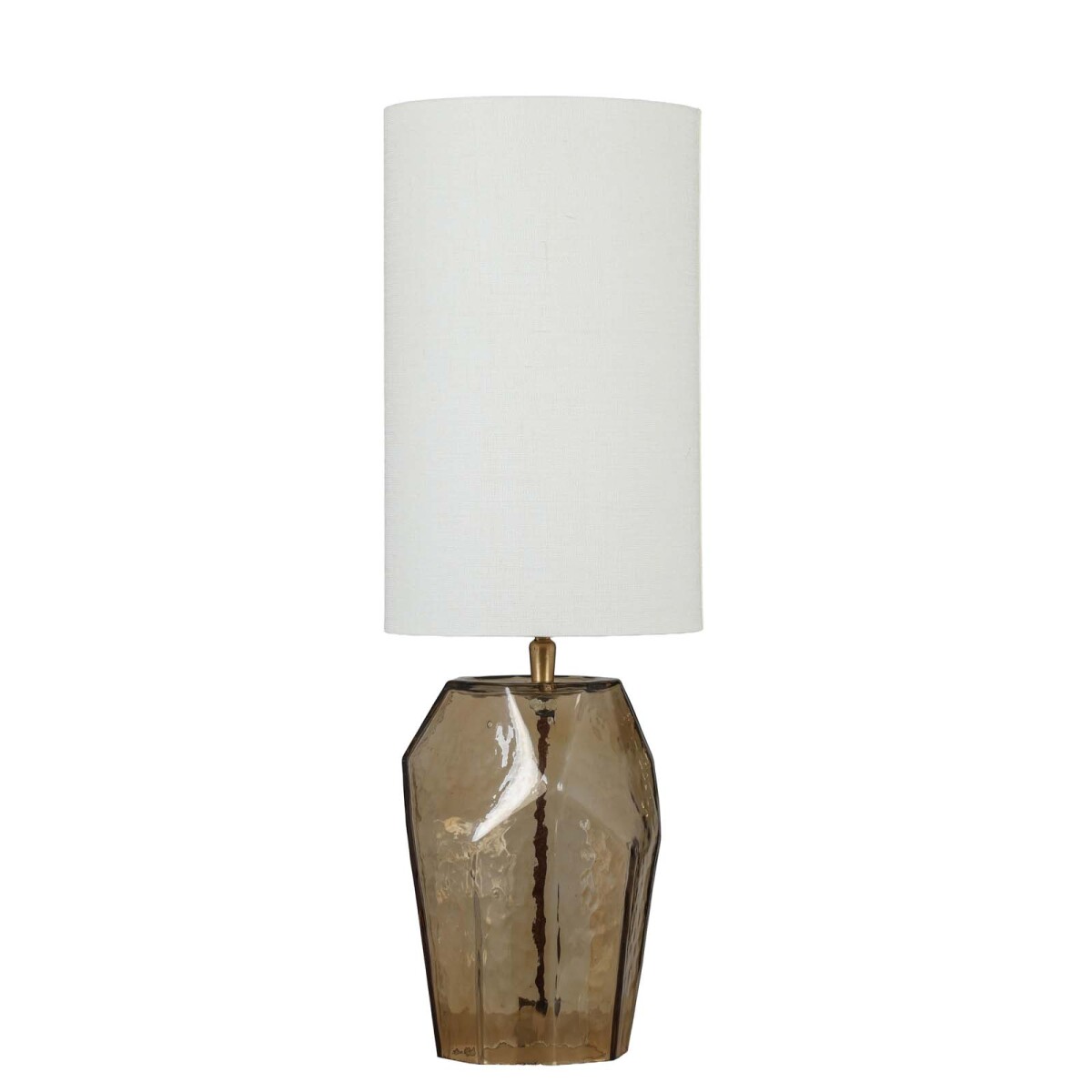 LÁMPARA DE MESA BOTTLE II - VIDRIO GRIS GRIS 