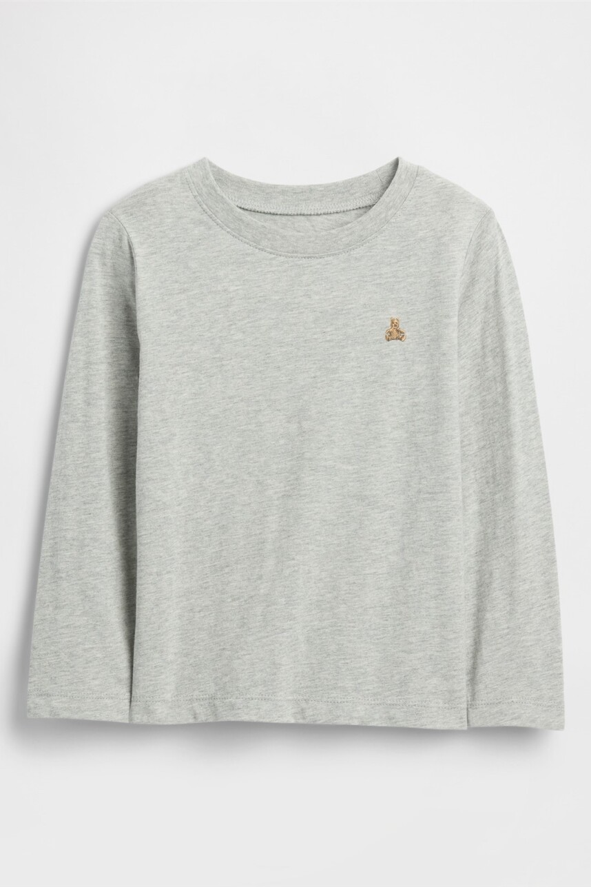 Remera Gràfico Toddler Niño Light Heather Grey