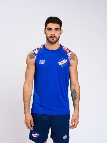 MUSCULOSA PRO TRAINING CAMO Nacional Hombre Azul Royal