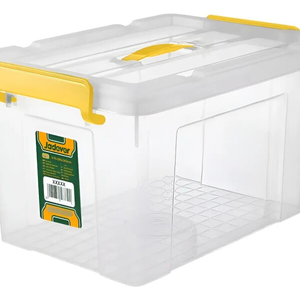 Contenedor Plastico Apilable 33l Transparente Contenedor Plastico Apilable 33l Transparente