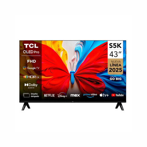 Smart Tv 43 Tcl 43s5 Qled Fhd Google Tv Hdr Dolby Smart Tv 43 Tcl 43s5 Qled Fhd Google Tv Hdr Dolby