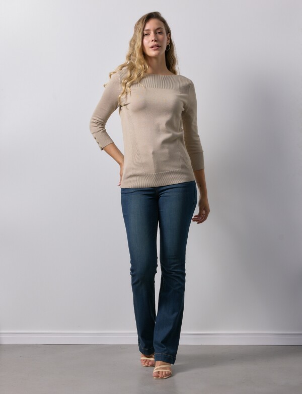 Buzo Ribs BEIGE