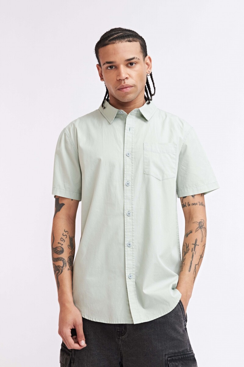 CAMISA SOLID - VERDE 
