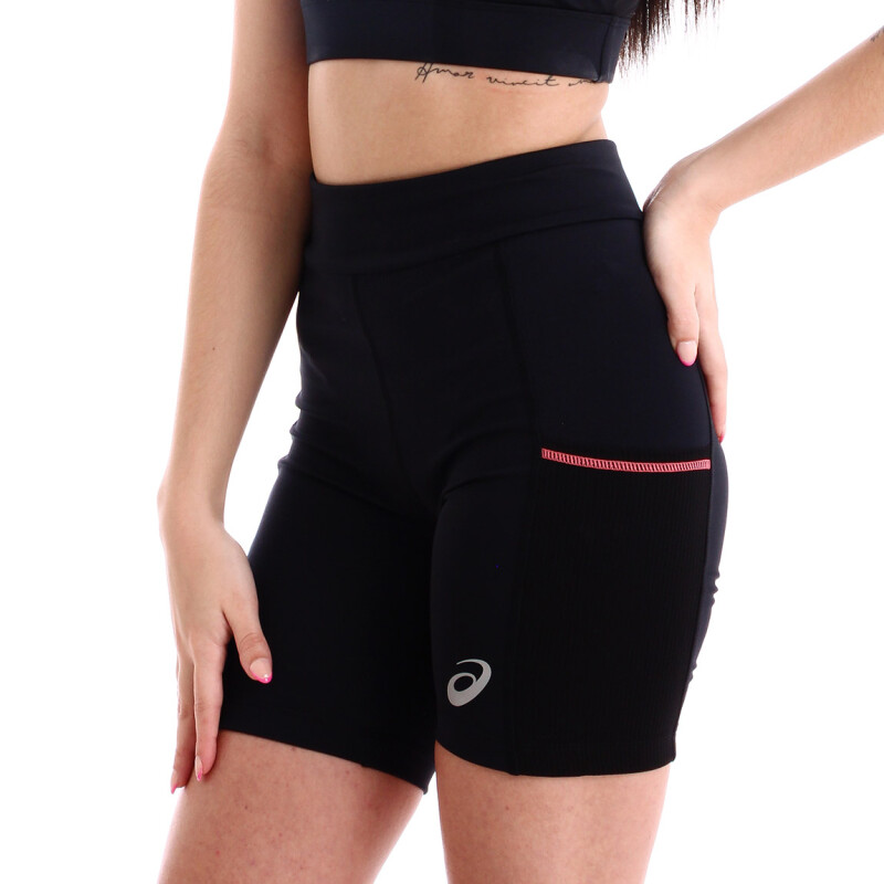 Asics W RUNNING BASE SHORT BLACK Negro