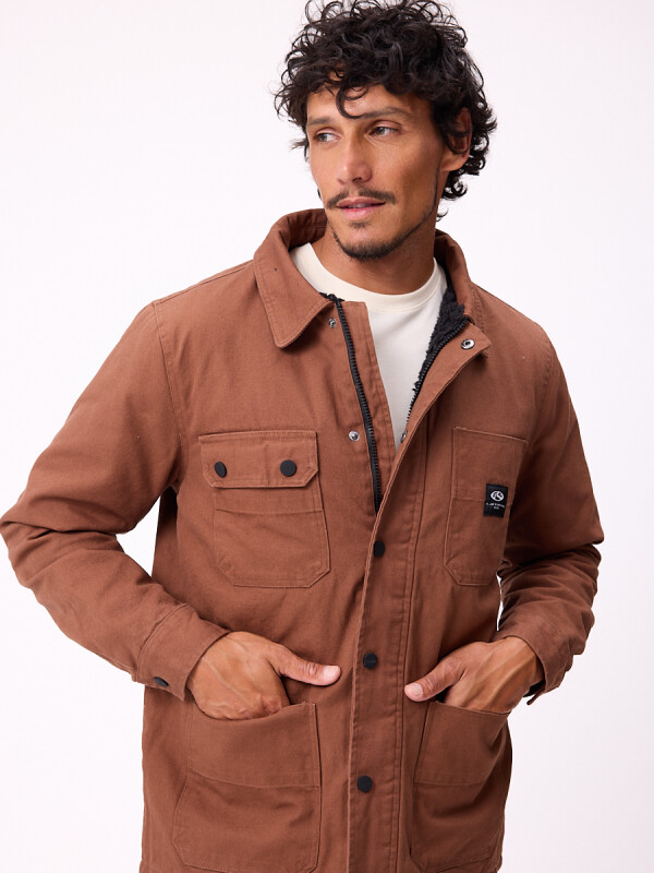 CAMPERA SEVERIN RUSTY Marrón