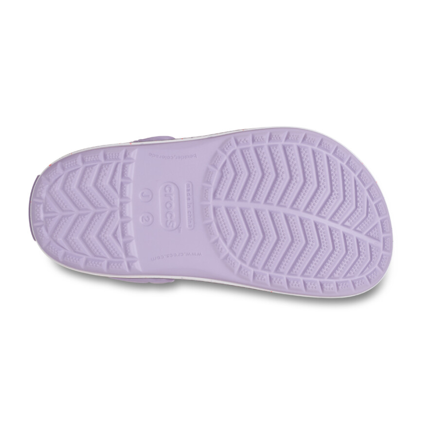 Crocband Speckled Band Clog K - Niños mas de 5 años Lavender
