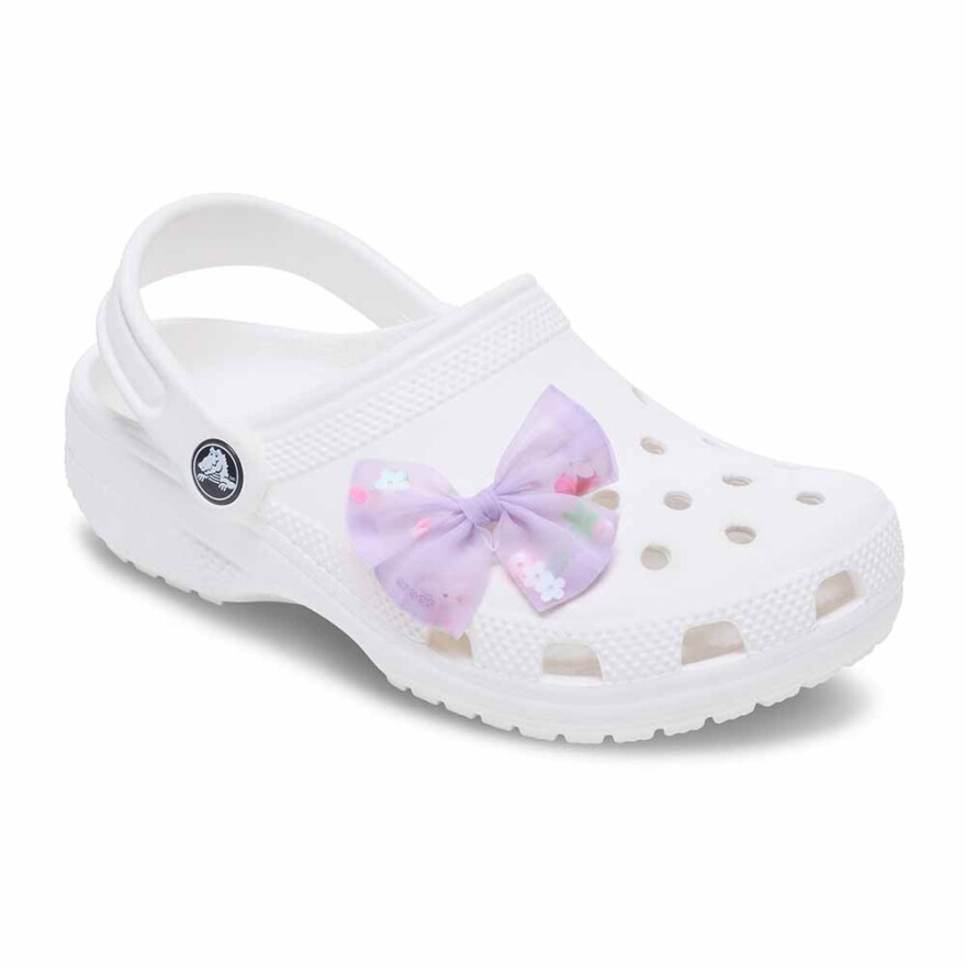 Jibbitz Mesh Sequin Bow Multicolor