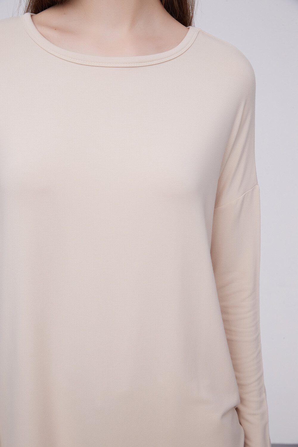 Remera Jolina Beige Melange