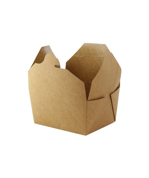 Envase de cartón kraft, caja rectangular 21.7 x 5 cm, 1450 ml - 25 u Envase de cartón kraft, caja rectangular 21.7 x 5 cm, 1450 ml - 25 u