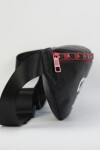 Riñonera nylon doble cierre Chicago Bulls - NBA Negro