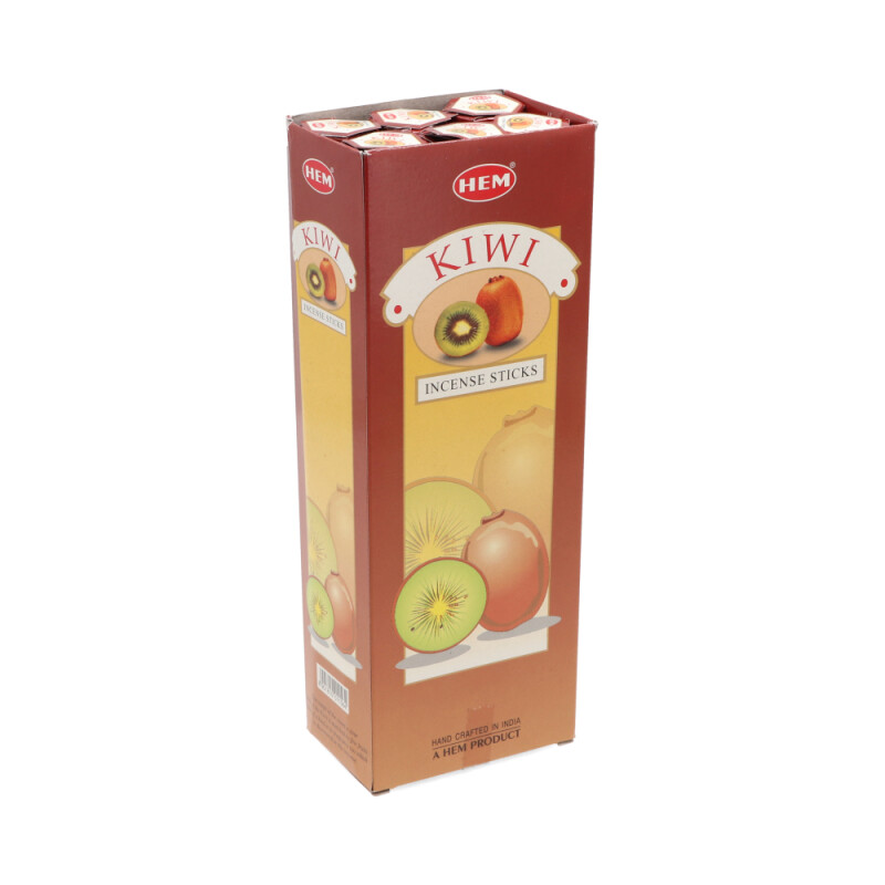 INCIENSO HEM CAJA HEXAGONAL X6 Kiwi