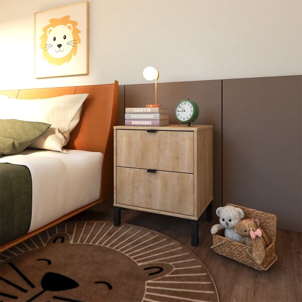 Mesa De Luz Marden 2c Blanco MARRON