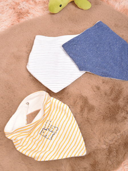PACK BABERO 3 PCS AMARILLO