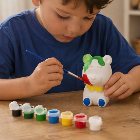 Set de Pinturas y Pieza Osito