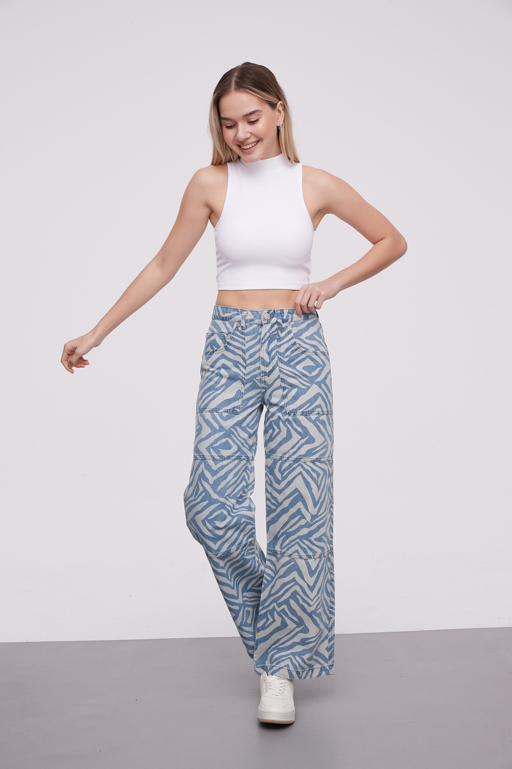 Pantalon Paillant Estampado 1