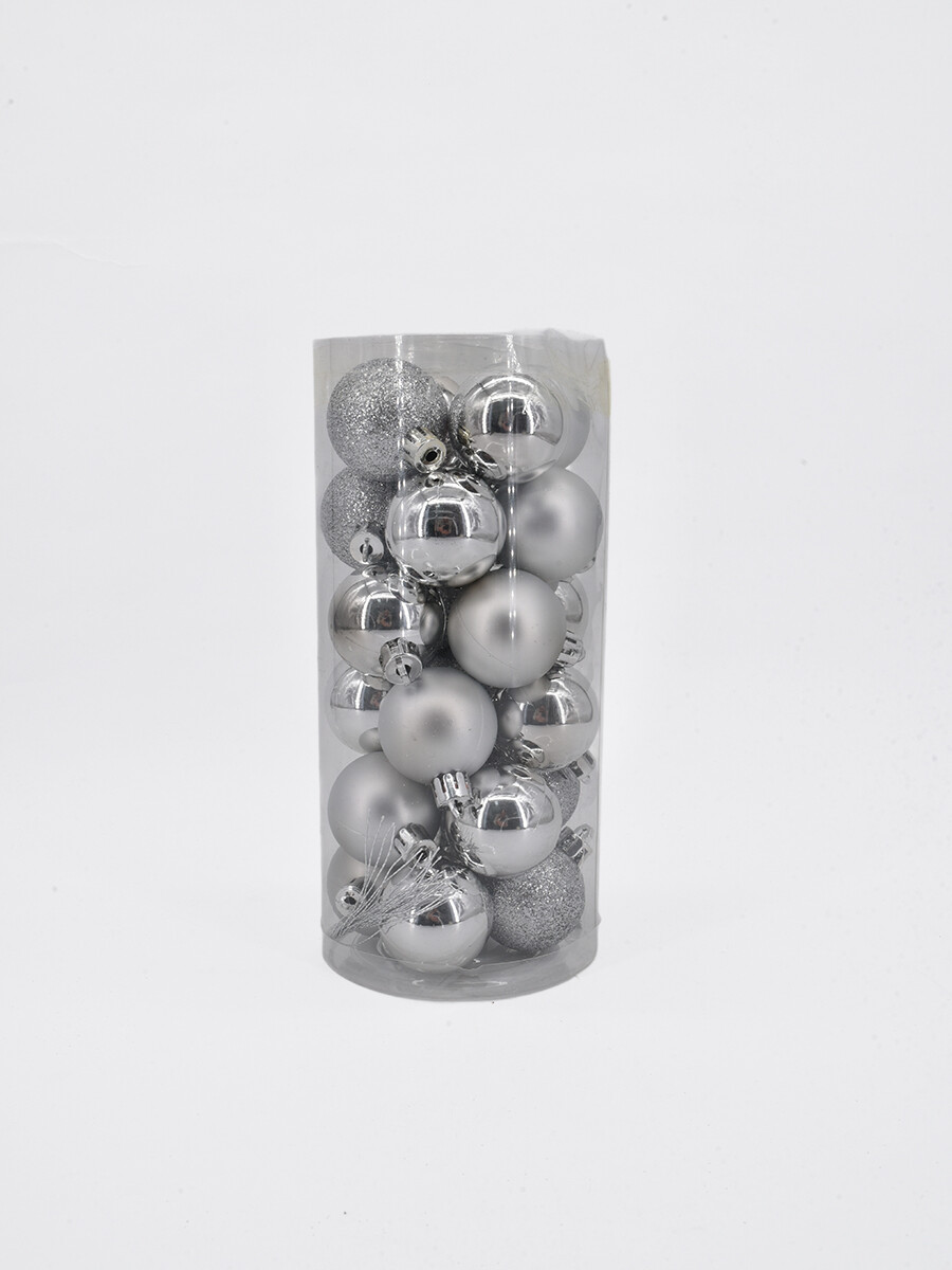 CHIRIMBOLOS SET X 24 - PLATEADO 