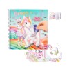 Libro con stickers Top Model - Dress me up Unicornio