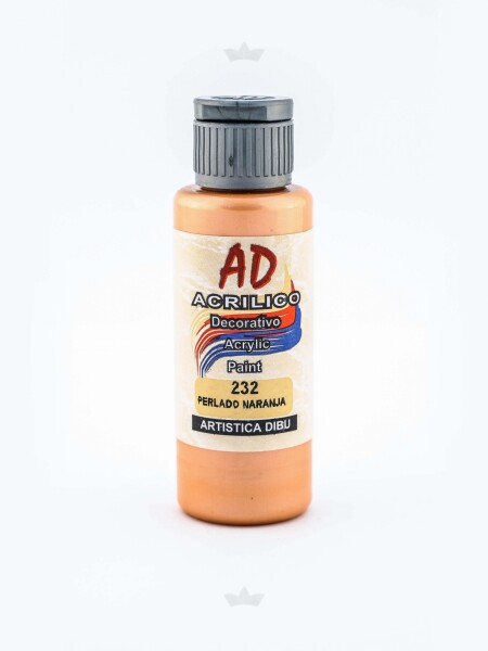 ACRILICO DECORATIVO NARANJA PERLADO 60 ML N/A