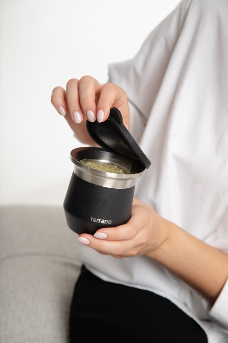 Mate Acero Flap - Negro 