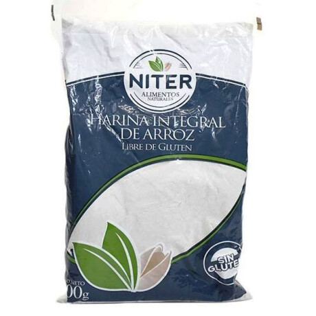 HARINA DE ARROZ INTEGRAL SIN GLUTEN NITER 800G HARINA DE ARROZ INTEGRAL SIN GLUTEN NITER 800G