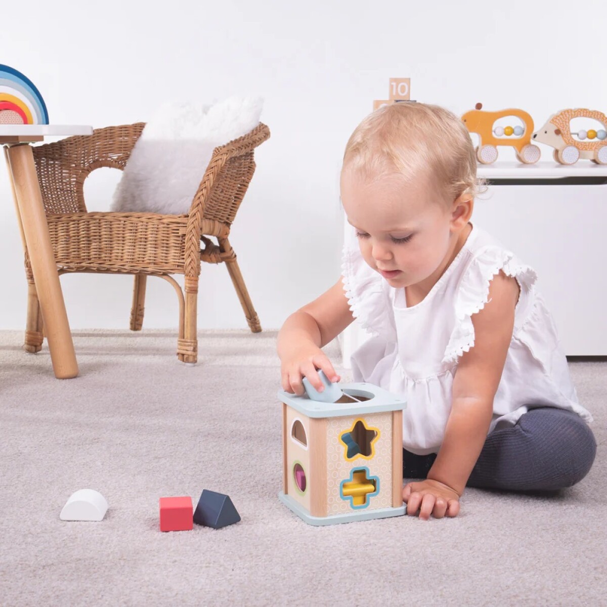 Cubo clasificador de formas 