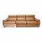 Sillón recliner 3 Cuerpos Rubi - 100% Cuero Camel