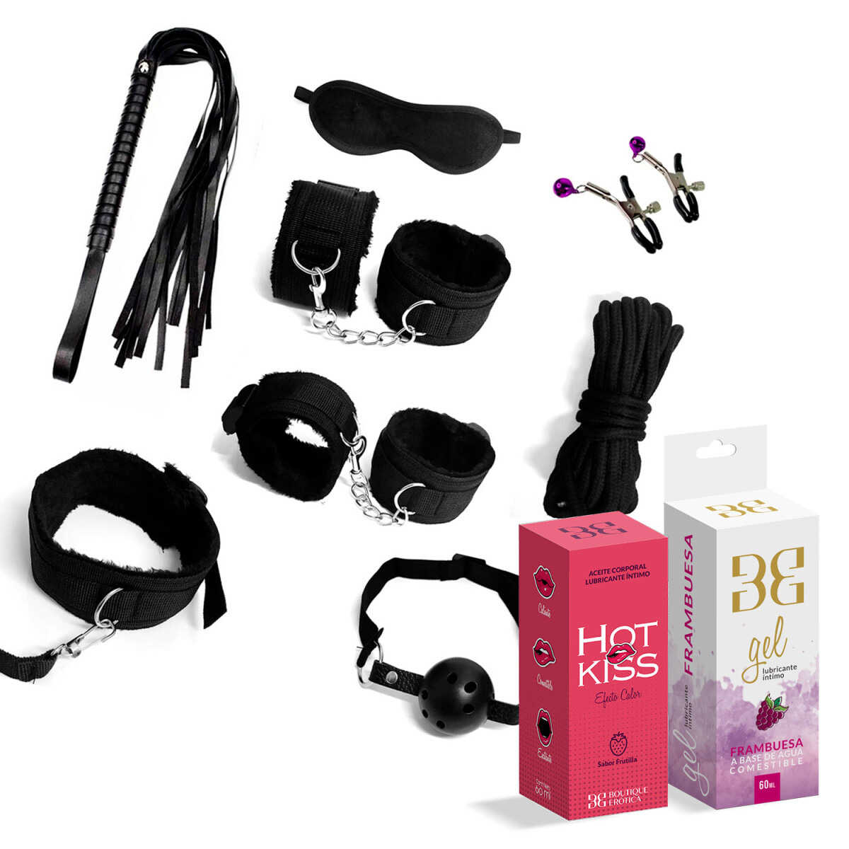 Kit Pareja Principiantes BDSM Iniciación Suave 
