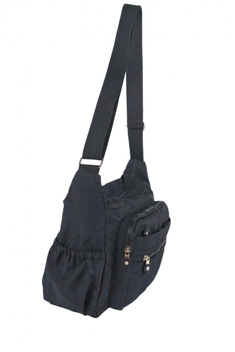 Morral con bolsillos Morral con bolsillos negro