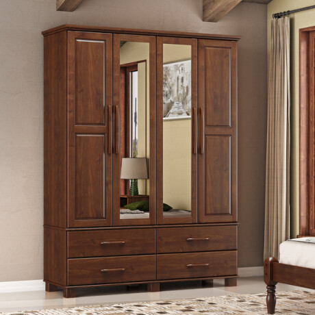 Ropero Oro 4 Puertas 4 Cajones Café Ropero Oro 4 Puertas 4 Cajones Café