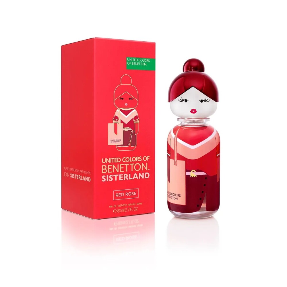 Benetton Sisterland Red Rose Eau de Toilette 80ml - Femenino