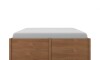 Cama Madera Maciza Con Cajones - Queen - Linea beauty Amendoa